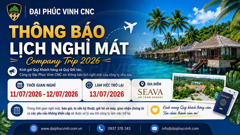 FUVICO Thông báo nghỉ mát 2026