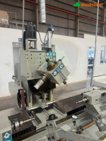 Máy phay tiện tubi CNC 5 trục 4 dao Option trục chà nhám WM-1200A5L Woodmaster 13559