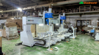 Máy phay CNC 3D 2 đầu làm việc 2 bàn kép Woodmaster mới nhất 2025 13567
