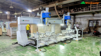 Máy phay CNC 3D 2 đầu làm việc 2 bàn kép Woodmaster mới nhất 2025 13569