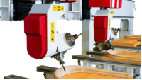 Máy phay CNC 3D 4 đầu làm việc 2 bàn kép Woodmaster mới nhất 2025 13572