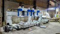Máy phay CNC 3D 4 đầu làm việc 2 bàn kép Woodmaster mới nhất 2025 13573