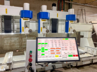 Máy phay CNC 3D 4 đầu làm việc 2 bàn kép Woodmaster mới nhất 2025 13574