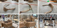 MÁY PHAY CNC 3D 5 TRỤC 2 BÀN 4 DAO TẢI NẶNG WOODMASTER 13585