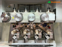 MÁY GIA CÔNG CNC 4 TRỤC 16 DAO KẸP LẬT 180 ĐỘ 6 KẸP XOAY BÀN 4.8M WOODMASTER 13586