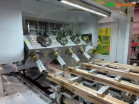 MÁY GIA CÔNG CNC 4 TRỤC 16 DAO KẸP LẬT 180 ĐỘ 6 KẸP XOAY BÀN 4.8M WOODMASTER 13590