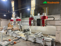 Máy phay CNC 3D 5 trục 4 đầu làm việc đồng thời 2 bàn kép Woodmaster mới nhất 2025 13615