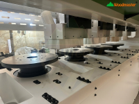 MÁY TIỆN CNC 4 ĐẦU 2 BÀN ( chuyên làm chén bát) 14210