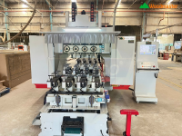 MÁY PHAY CNC 4 TRỤC 16 DAO KẸP LẬT 180 ĐỘ (6 kẹp xoay bàn 5 mét) 14224