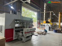 MÁY PHAY CNC 4 TRỤC 16 DAO KẸP XOAY 360 ĐỘ GIA CÔNG CHÂN BÀN GHẾ 14249