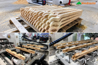 MÁY PHAY CNC 4 TRỤC 16 DAO KẸP LẬT 180 ĐỘ (6 kẹp xoay bàn 5 mét) 14385