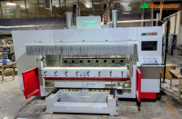 Máy phay khoan Cnc 8 trục 32 dao kẹp chống tâm xoay 360 độ WM-8x4CNC/JR 14510