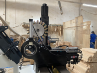 Máy tiện gỗ chà nhám CNC Woodmaster tự động nạp phôi 6306