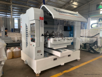 MÁY PHAY CNC 4 TRỤC 16 DAO KẸP XOAY 360 ĐỘ GIA CÔNG CHÂN BÀN GHẾ 7212