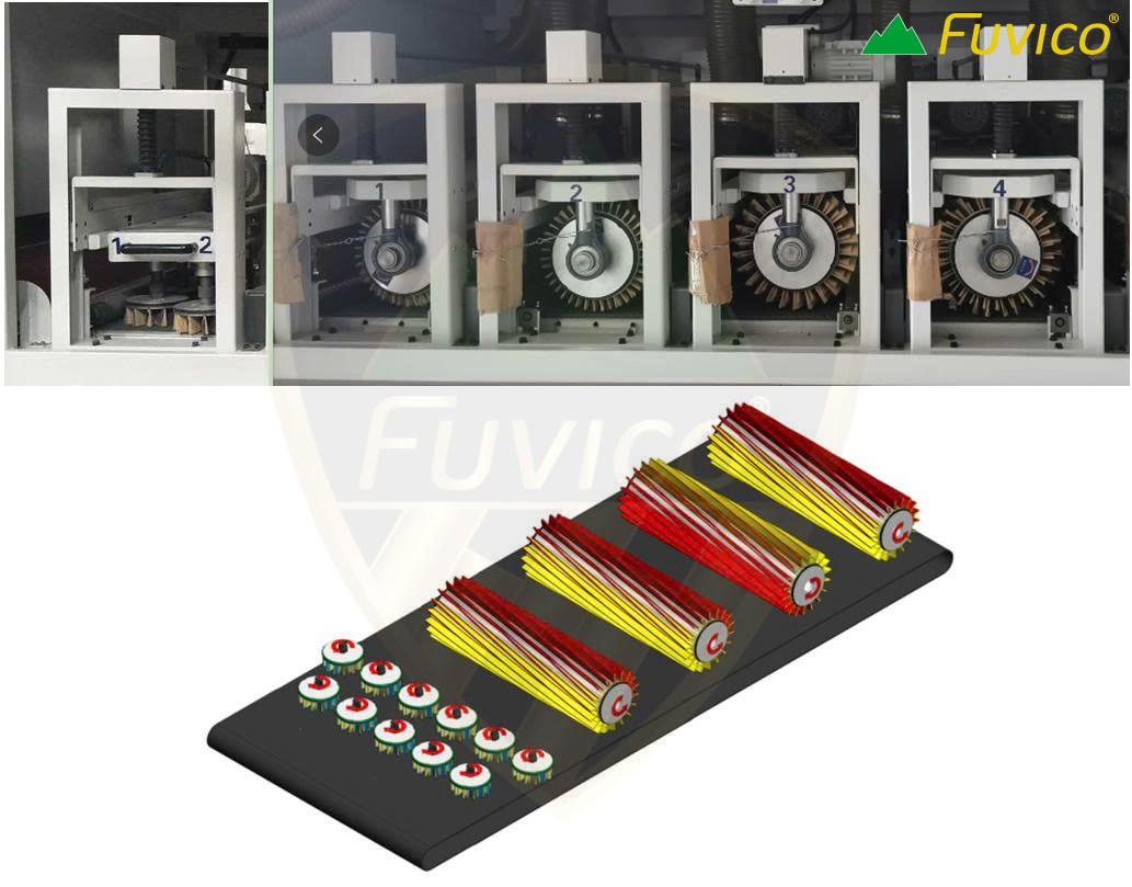 Máy Chà Nhám Chổi Thùng Woodmaster 6 Trục: Chuyên Xử Lý Bề Mặt Tải Nặng Công Nghiệp 13630