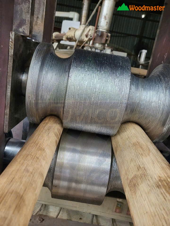 MÁY ÉP VÂN GỖ 300MM GIA NHIỆT (có thể ép cong) 14120