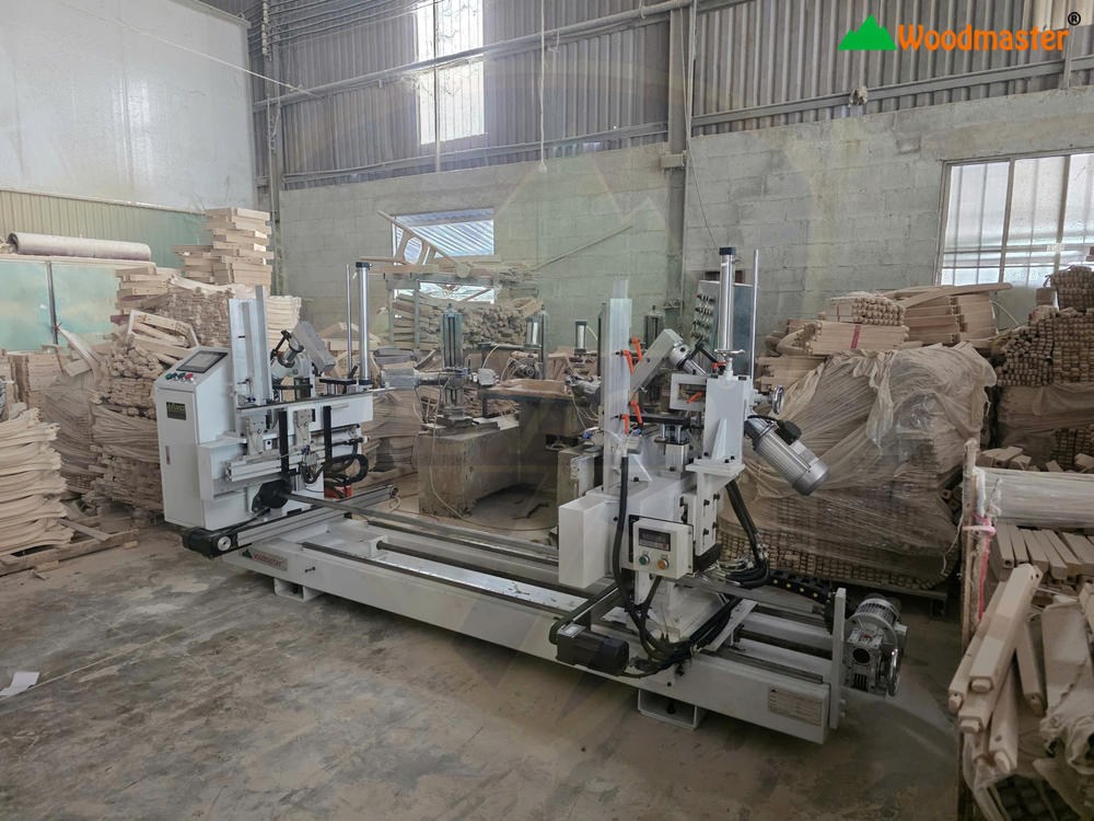 MÁY KHOAN XÉO 2 ĐẦU TỰ ĐỘNG ( làm việc kép phôi ngắn ) 14464