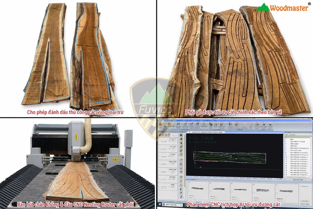 Giải Pháp Nesting Thông Minh Woodmaster WM-2060AI-R2D | Công Nghệ AI 14637