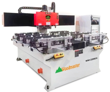 MÁY LÀM MỘNG ÂM CNC 2 LINE BÀN 2200MM WOODMASTER