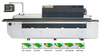 Máy dán cạnh veneer gỗ tự động 6 CHỨC NĂNG
