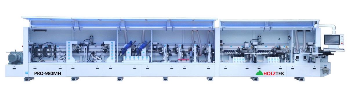MÁY DÁN CẠNH TỰ ĐỘNG CAO TỐC 2 NỒI KEO ĐÈ PHÔI CON LĂN PRO-980MH