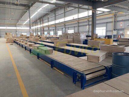 BĂNG TẢI MẶT GỖ FUVICO ( dùng trong công đoạn lắp Ráp Đóng Gói)