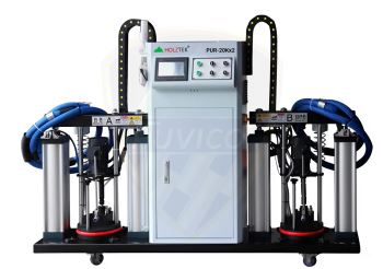 BỘ NỒI KEO PUR 20KG 2 MÀU (dùng cho máy dán cạnh)