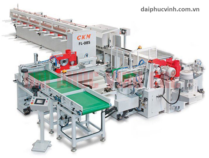 DÂY CHUYỀN MÁY PHAY FINGER GHÉP DỌC TỰ ĐỘNG CKM FL-08S