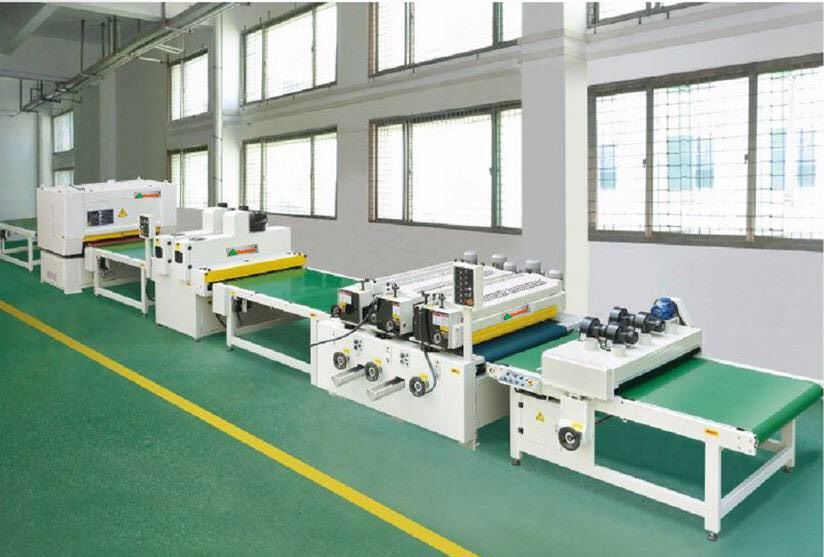 Dây chuyền sơn UV mặt Woodmaster