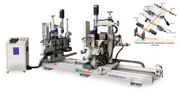 MÁY CẮT 2 ĐẦU, KHOAN NGANG, KHOAN XÉO, CẤY SÒ ÂM TỰ ĐỘNG