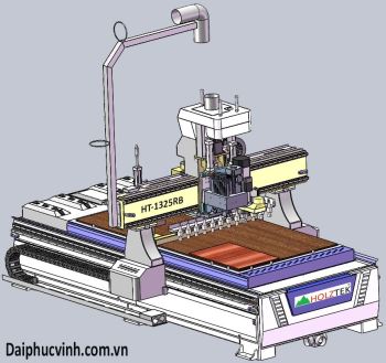 MÁY CNC TRUNG TÂM 2.5D KHOAN 5 MẶT HT-1325RB