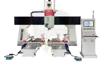 MÁY PHAY CNC TRUNG TÂM 3D 5 TRỤC 2 BÀN 4 DAO TẢI NẶNG PRO-MASTER-T4J