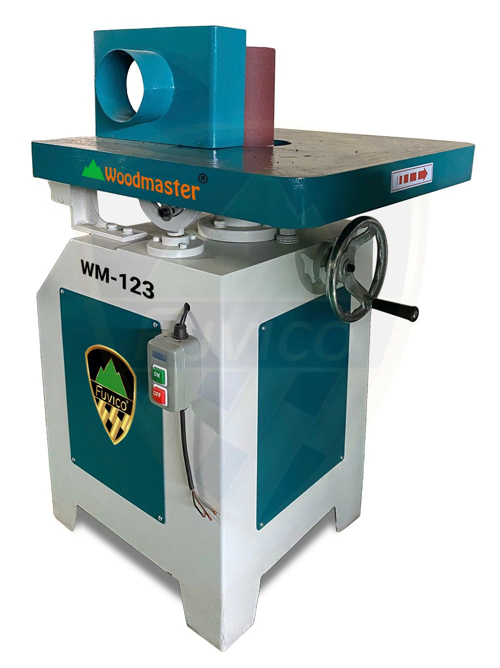 Máy chà nhám bo trục đứng