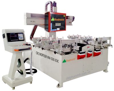 MÁY PHAY MỘNG ÂM CNC 3 ĐẦU WOODMASTER