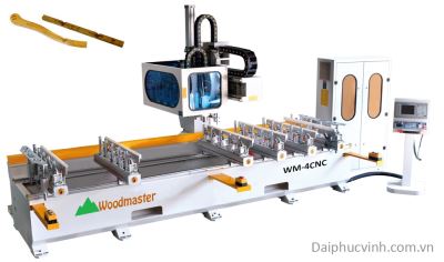 MÁY LÀM MỘNG ÂM CNC 4 ĐẦU BÀN 2500MM